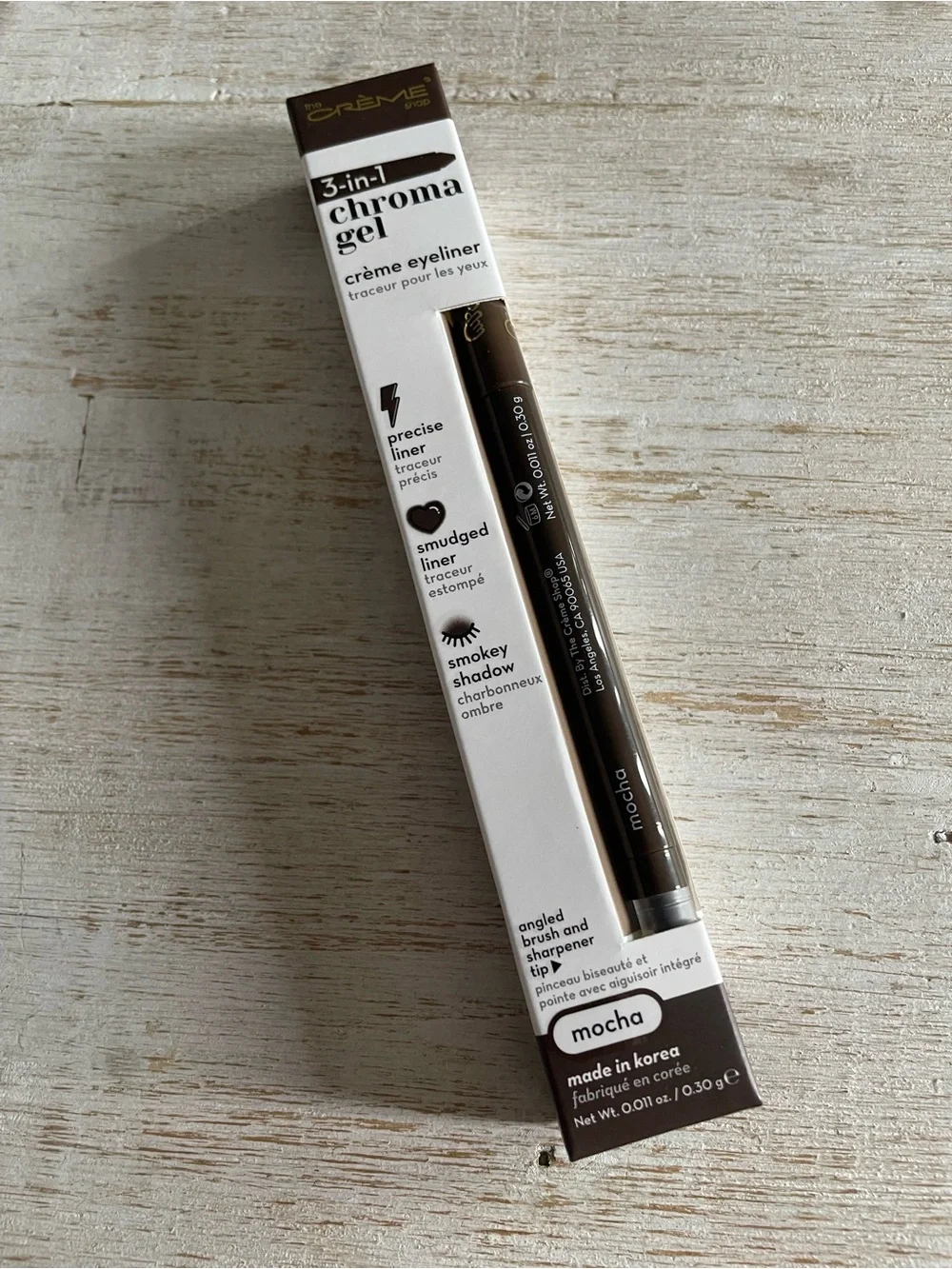 The Crème Shop 3-in-1 Chroma Gel Eyeliner - Mocha